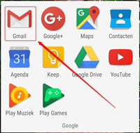 Fanic mail instellen op Android